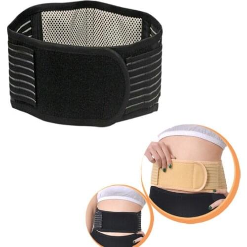 Tourmaline Magnetic Therapy Waist Spontaneous Lumbar Braces Belt Self Heating burning fat abdominal muscle trainer brace support