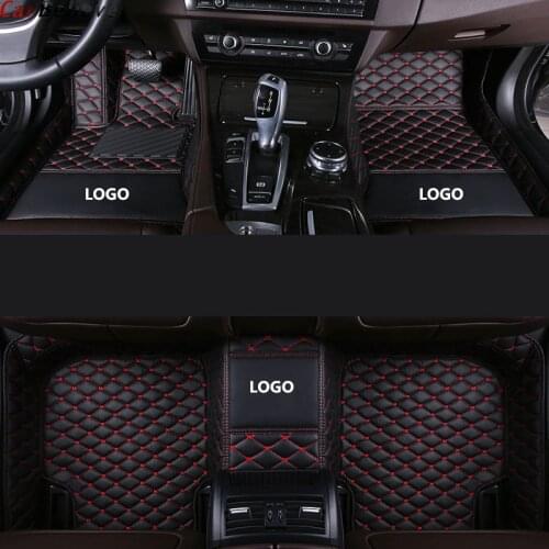 High quality Leather car floor mat For dodge journey caliber challenger ram 1500 durango nitro rugs carpets accessories