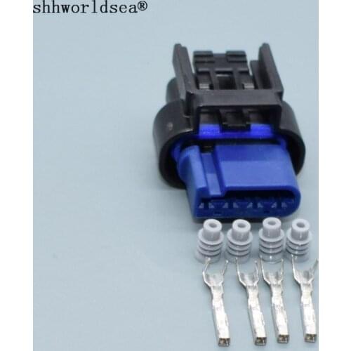 Worldgolden 4 Hole WPT-1309 CU2Z-14S411-AYA Auto Sensor Waterproof Plug Female Car Wire Cable Sockets