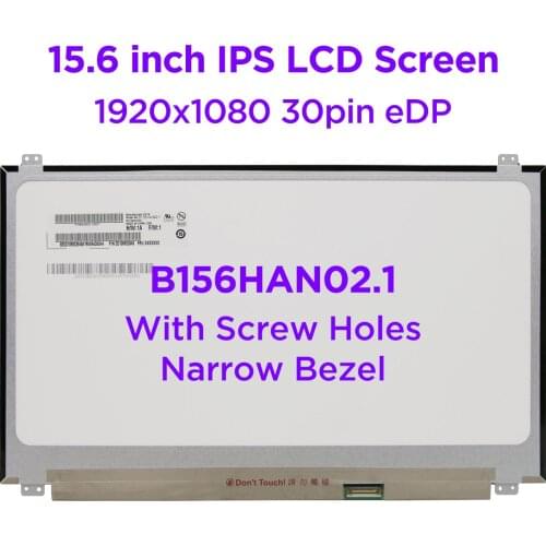 15.6 Laptop LCD Screen B156HAN02.1 Fit LP156WF9-SPK3 NV156FHM-N47 For Lenovo ThinkPad T570 T580 E580 E585 E590 E595 30pin eDP