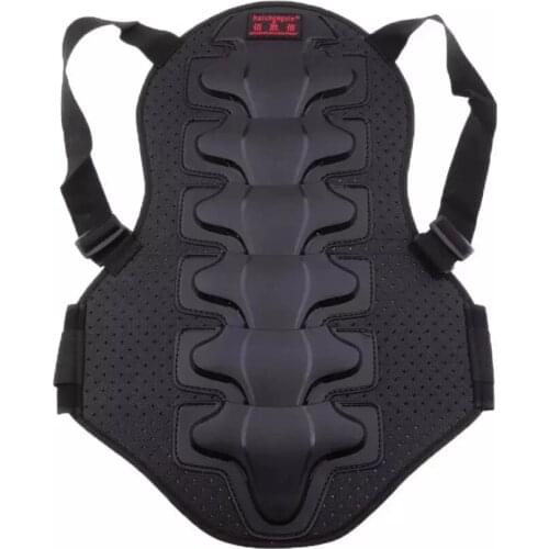 1x Motorcycle Bicycle Back Protector Motorbike Racing Skiing Riding Skating Anti-fall Vest Protective Gears Armor for Men WomenE