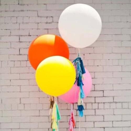 5pcs/lot globos Super Large 18inch Matte Latex balloon Float air balls inflatable wedding birthday party decoration supplies