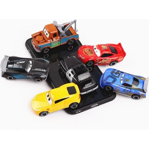 6PCS/set Disney Diecast Model Metal Toy Cars Vehicle Military Agricultural Vehicle Mini Die-Cast Car Boy Girl Toy Set