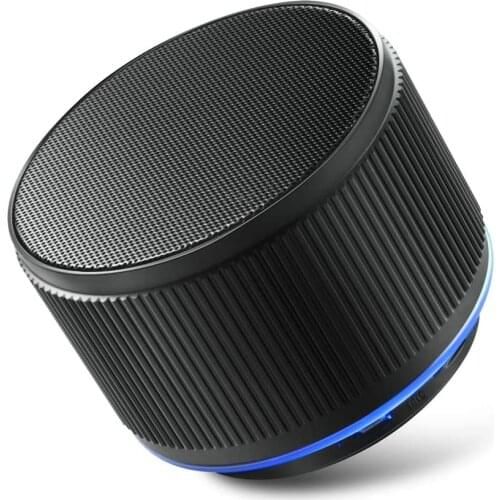 Wireless bluetooth portable speaker mini smart subwoofer smart steel cannon suitable for mobile desk, home and outdoor