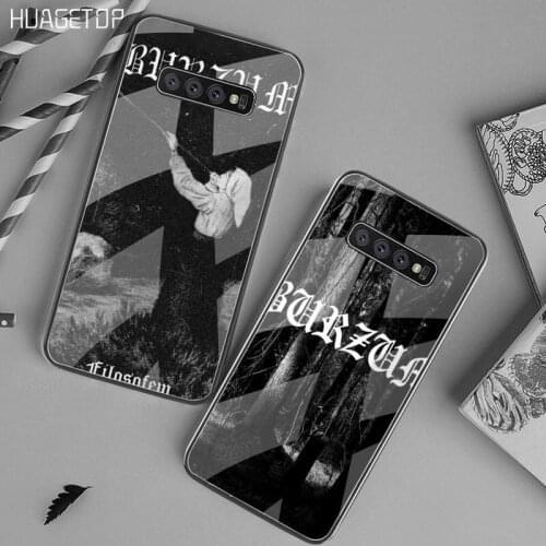HUAGETOP Burzum Filosofem BRZM Phone Case Cover Tempered Glass For Samsung S20 Plus S7 S8 S9 S10 Plus Note 8 9 10 Plus