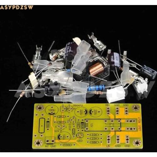 YISHENG Double-sided gold 2 Channel Speaker protection DIY kit With Omron relay