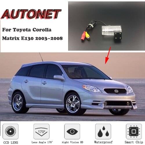 AUTONET Backup Rear View camera For Toyota Corolla Matrix E130 2003~2008 Night Vision/license plate camera/parking Camera