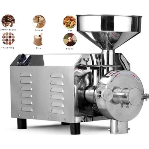 220V 110V commercial medicine flour powder crusher grains dry drugs herbal Cereals Coffee Mill Grinder Crusher 3600W