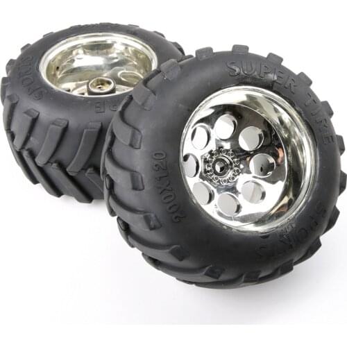 Off-road Wheel Tire Assembly Set Fit for 1/5 FG Monster Hummer ROFUN ROVAN BM Big Monster Truck RC CAR PARTS