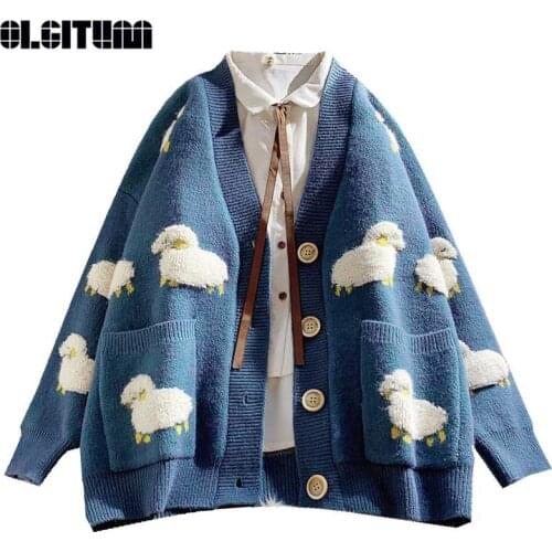 OLGITUM Women's Knitted Cardigans