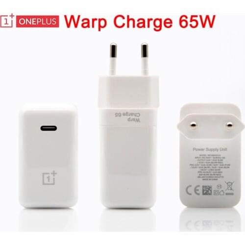 Original One Plus Warp Charge 65W Power Adapter EU Quick Charger 65W Type C to Type C Cable One Plus 9 Pro 9R 8T 8 Nord N100