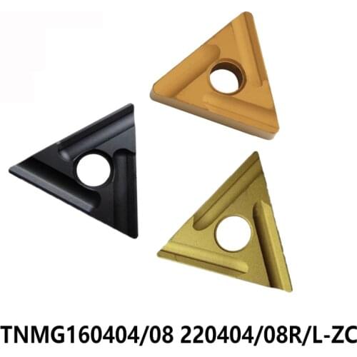 TNMG 1604 TNMG160404 TNMG160404 TNMG160408 TNMG220404 TNMG220408 L R-ZC YBC251 YBG205 Carbide Inserts Lathe Cutter Tools CNC
