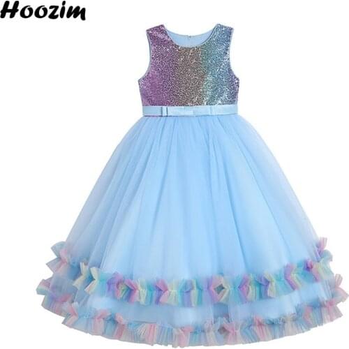 Luxury Shiny Sequin Ruched Tulle Pageant And Evening Party Dress Girls 6 To 15 Years Pink Glitter Prom And Soiree Dresses Teens