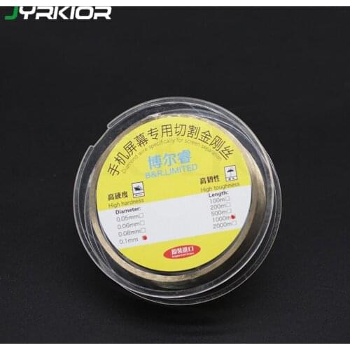 Jyrkior Alloy Cutting Wire Molybdenum Wire Separator LCD Touch Screen Glass for Phone Tablet etc