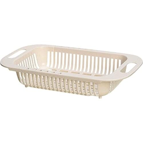 Sink drain basket tableware storage rack vegetable and fruit washing drainage frame household kitchen storage basket