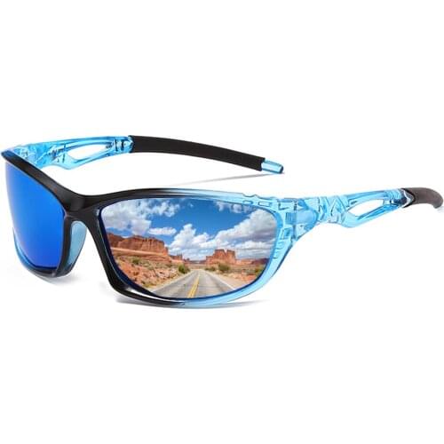 Classic Polarized Sunglasses Men Vintage Driving Travel Fishing Sun Glasses Male Black Clear Frame Eyewear Mirrored Shades UV400