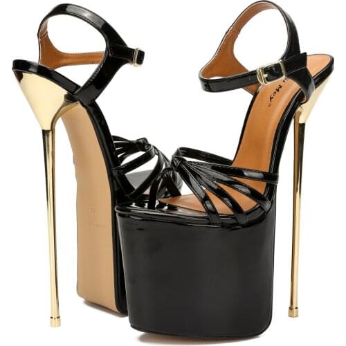 Super High Pole Dancing Platform Stiletto Queer Heels Sandals Drag Queen Trans LGBT Crossdresser Black Red EUR 38-46 Women Shoes