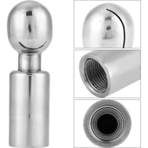 Rotary Spray Ball 3/8 Inch Female Thread Sanitary Stainless Rotary Spray Ball for CIP Tank Cleaning 360 Degree