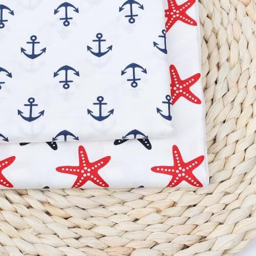 Xugar Printed Cotton Fabric For Dress 45*150CM Cloth Fabric DIY Craft Bags Home Textile Sewing Accessories Patchwork Qulilting