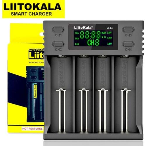 Liitokala 3.7V Lithium Battery Charger Lii-500 Lii-S2 Lii-S4 Lii-PD4 Lii-PL4 For 18650 21700 26650 AA AAA 18350 18500