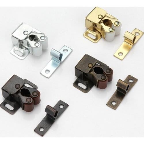 10pcs Push To Open Door lock Touch Latch Kitchen Cupboard Door Stopper Drawer Soft Quiet Close hardware furniture accessories