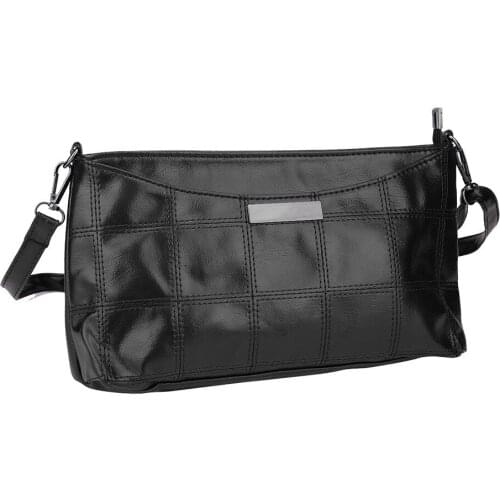 MOLAVE Handbags Women Pure Color Plaid print Leather Messenger bag Shoulder Bag Simple Small square package handbags luxury May2