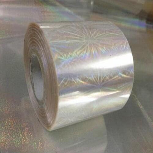 1 roll 120m*4cm Classic Transparent laser Sexy Beauty Nail aluminum foil stickers nail stickers crafts template