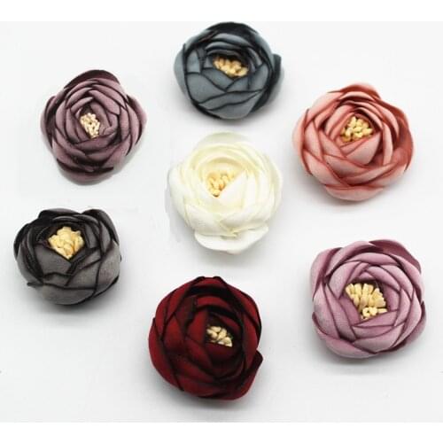 10pcs Diameter Raw Silk Rose Perianth High-end Artificial Flower Fake Flower Wedding Home Decoration Fall Decor