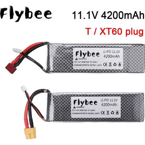 11.1V 4200mah Rechargeable battery For RC Car Boats Drones Airplane Helicopters Toys Robot Upgrade 3s 11.1v Lipo Battery