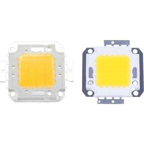 2 Pcs LED Chip Bulb Lamp Light Warm White High Power DIY 50W & 30W