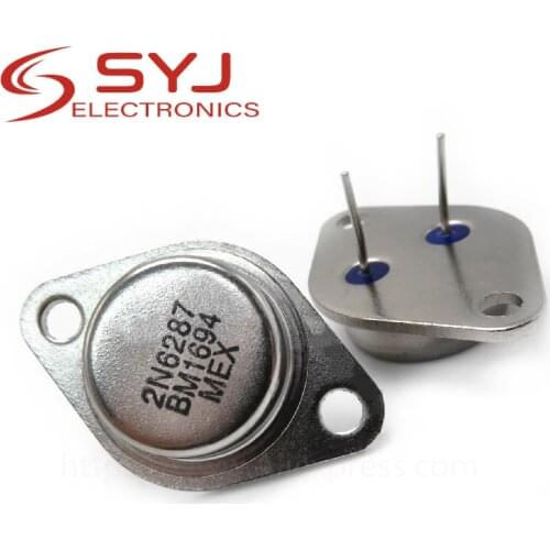 2pcs/lot 2N6287 N6287 2N6284 N6284 2N5886 N5886 2N5884 N5884 TO-3 In Stock