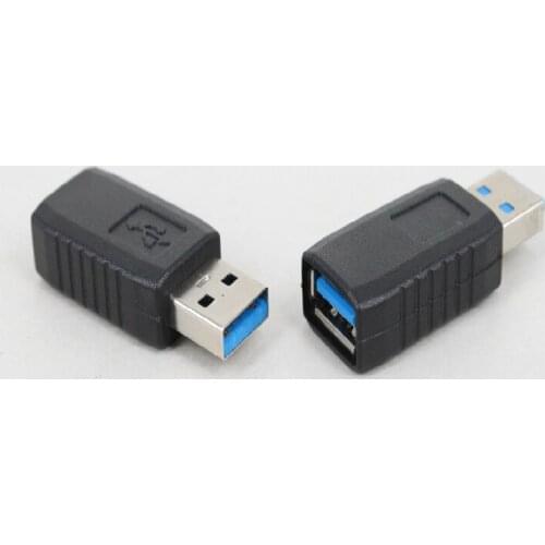 300pcs/lot USB 3.0 Type A Male to Female Extension Adapter Coupler Superspeed 5Gbps Data Connector Wholesale