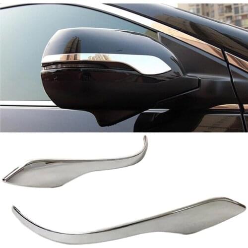 Car styling 2 Pcs For 2017 2018 Honda CRV Chrome ABS Side Mirror Cover Rearview Cover Trim accessories