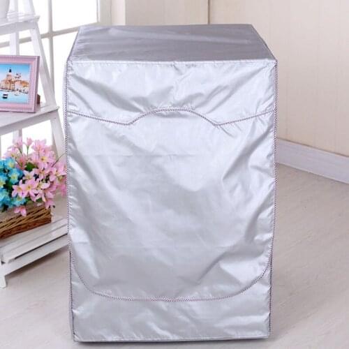 Wash Machine Cover Waterproof Case Home Sunscreen Laundry Dryer Polyester Coating Roller Washing Dust-proof cover