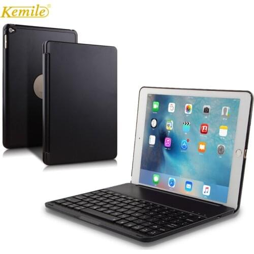 Kemile Case For ipad 2018 Ultrathin Folio Bluetooth Keyboard W Auto Sleep Wake Cover for iPad 2017 9.7 Case For iPad Air 1 air 2