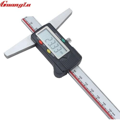 Digital Depth Caliper 0-150/200/300mm 0.01mm Stainless Steel Vernier Caliper Metric/inch Micrometer Measuring Instrument Tool