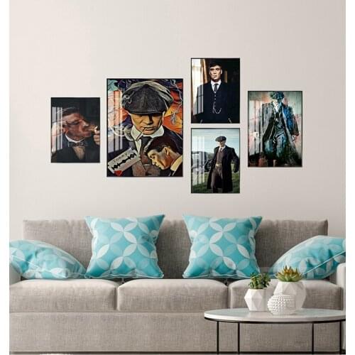 Home Decor wall art duvar tablolar o762 British high score crime drama Peaky Blinders poster hight quality canvas painting