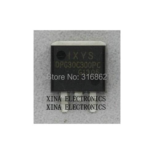 DPG30C300PC DPG30C300 DPG 30C300PC 300V 15A TO263 ROHS ORIGINAL 10PCS/lot Free Shipping Electronics composition kit