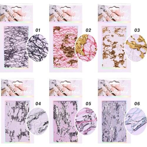 ENDRRFLLA 1pcs water transfer nail decal tattoo full wrap nail decoration gilt translucent ladies manicure
