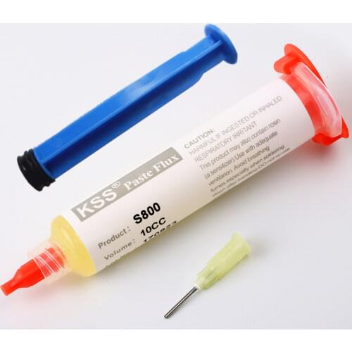 KSS S800 10CC Solder paste Flux Soldering paste Soldering flux soldering fluxo de soldagem smd bga Dispensing needle flute
