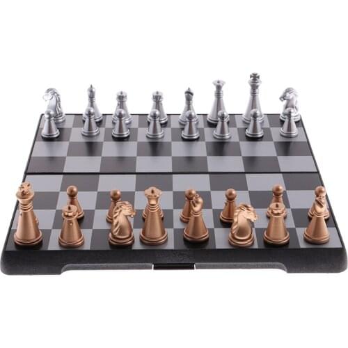 Magnetic Chess Folding Travel Set for Kids or Adults Chess Board Game