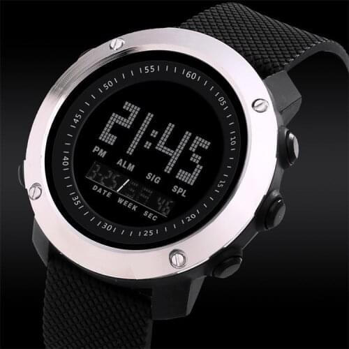 2021 New Mens Multi-Function Display Outdoor Sports Watch Mens LED Student Electronic Watch Mountaineering Outdoor Watch