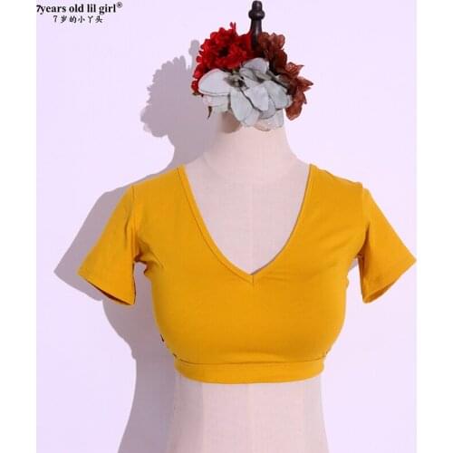 New short Sleeve V-Neck For Tribal Belly Dance AY105