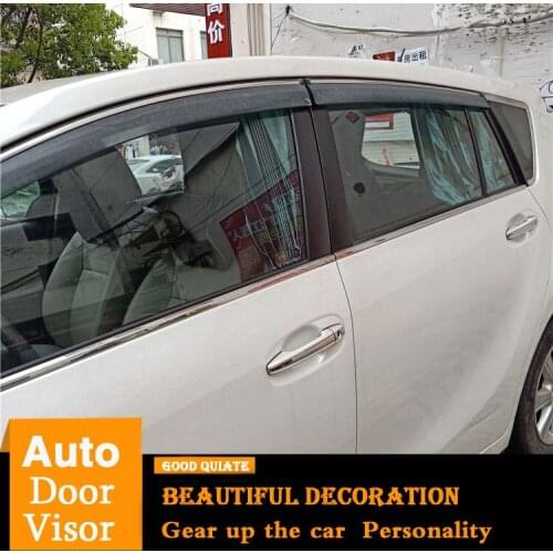 For Fit 2011-2015 Toyota EZ Hatchback Door Visor Window Visor Plastic Vent Shades Sun Rain Deflector Guard 4PCS/SET