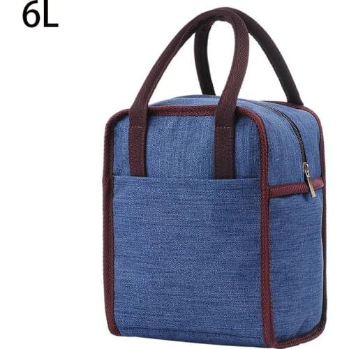 6L Thermal Insulated Bags For Women Kids Tote Picnic Cooler Lunch Bag Cooler Bento Lunch Box Tote Bags