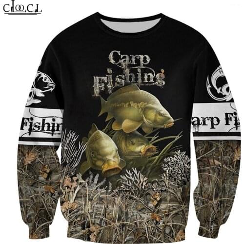 HX Animal Carp Fishing 3D All Over Printed Men Hoodie Harajuku Fashion Sweatshirt Unisex Casual Jacket Pullover Drop Shipping