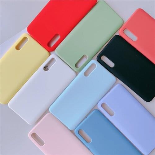 High Quality Liquid Silicone Phone Protective Case Pure Color Anti-vibration Anti-fall Mobile Phone Shell Fit For Samsung A70