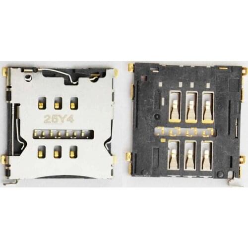 500PCS/lot, original new for LG E970 E971 E973 E975 F180 E960 SIM card reader connector socket contact