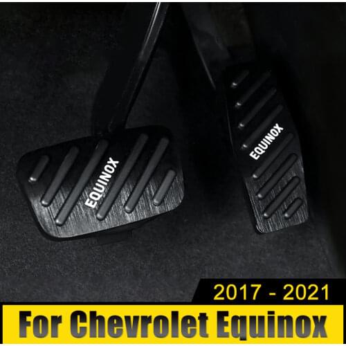 Car Styling Accelerator Pedal Brake Pedals Non Slip Cover Case Pads Trim For Chevrolet Equinox 2017 2018 2019 Accessories