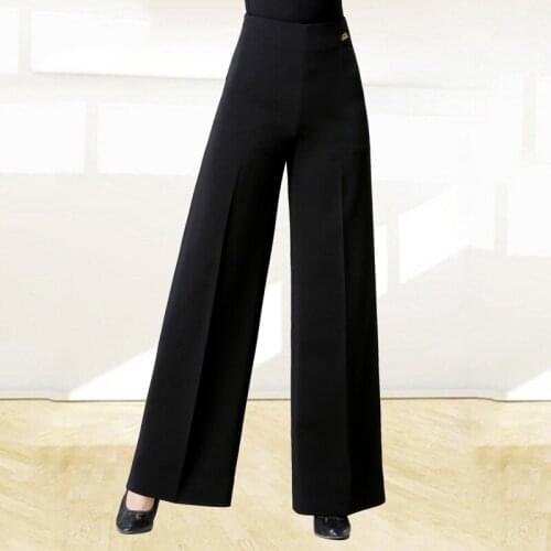 Latin Dance Pants Trousers Modern WomenS Latin Ballroom Pants Female Adult National Standard Dance Costume Waltz Pants DQS4655